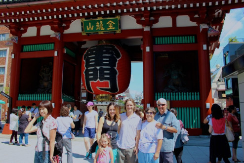 The Kear Family At Senso-Ji Temple