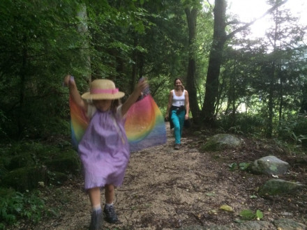 Our Little Fairy Flying On The Hike
