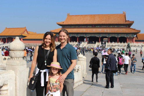 here we are at the Forbidden City