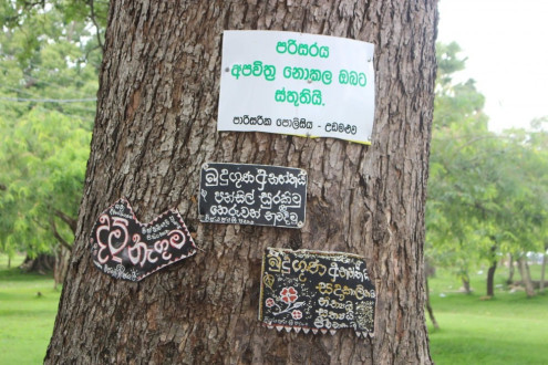 The language of Sri Lankan- isn't it pretty? so swirly!