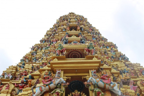 Hindu Temple With Hundreds Of Gods