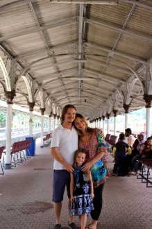 Us At The Train Station In Kandy