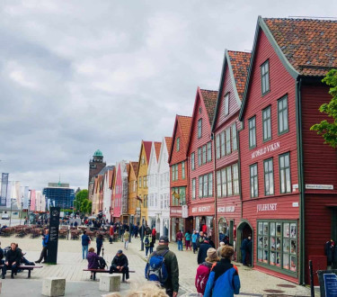 The Bryggen Buildings In Bergen