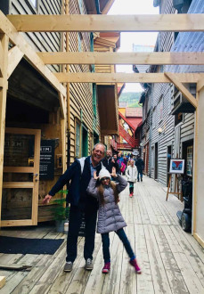 Papa D And Luna In Bergen