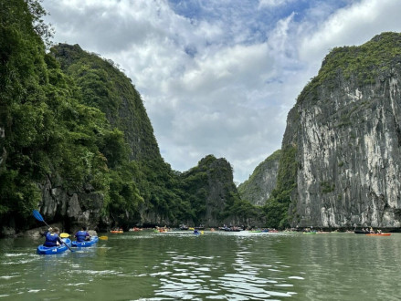 kayaked here along with everyone else in Vietnam